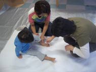 絵の中にお母さんが現れた!!
