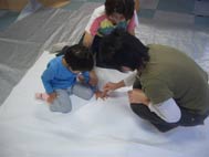 絵の中にお母さんが現れた!!