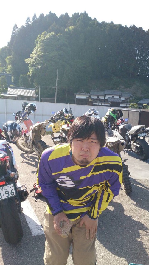 初心者　林道ツーリング風景①