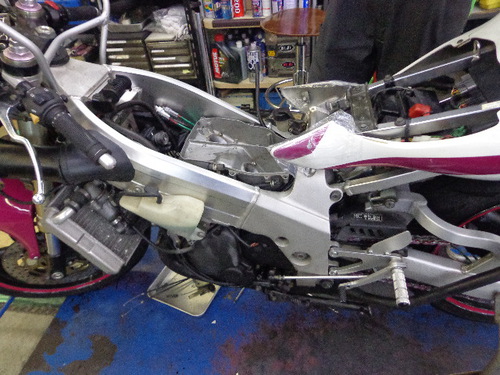 rgv250γ納車整備