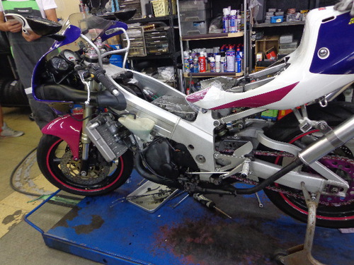 rgv250γ納車整備