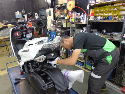 マジスティ155Sロンホイ、カスタム