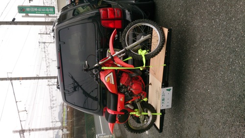 KDX125 VS CR80 プラザ阪下