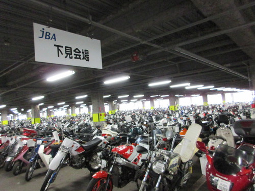 バイクの仕入れ　神戸JBAオークション