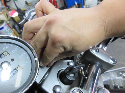 GB250クラブマン　納車整備風景