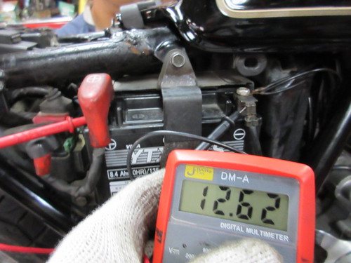GB250クラブマン　納車整備風景