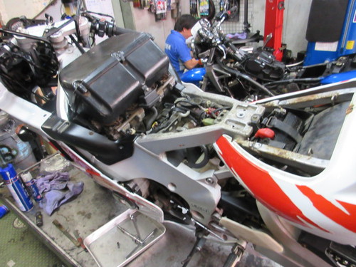 ＣＢＲ４００ＲＲ　納車整備