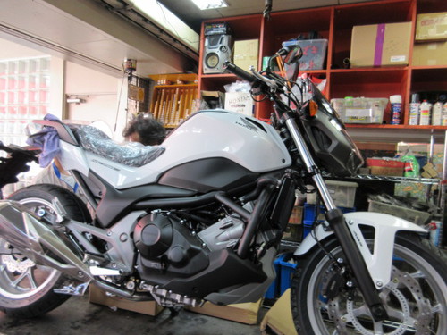 NC750S　 ドライブレコーダー取付