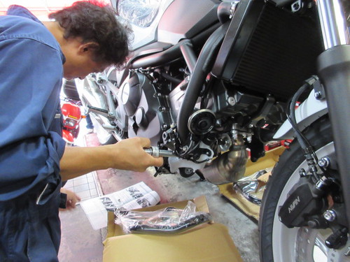 NC750S　 ドライブレコーダー取付