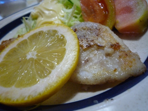 鱈のムニエルちゃんでパク？