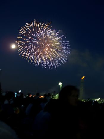 失敗した花火写真