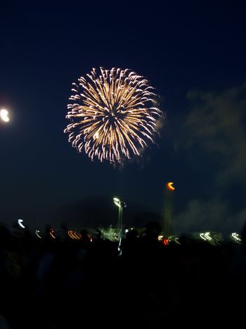 失敗した花火写真