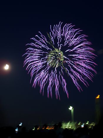 失敗した花火写真