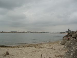 住吉神社付近の海