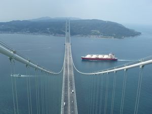 夏の思い出? 明石海峡大橋ブリッジワールド