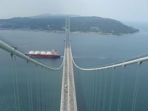 夏の思い出? 明石海峡大橋ブリッジワールド