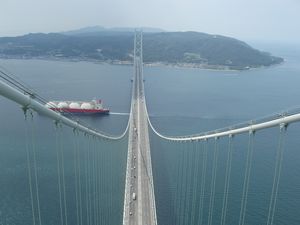 夏の思い出? 明石海峡大橋ブリッジワールド