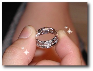 ハイビスカスとイルカのハワイアン結婚指輪サンプル完成!