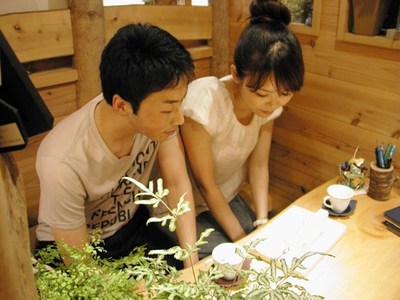 天の川 七夕 クローバーに想いを込めた結婚指輪です。 大阪