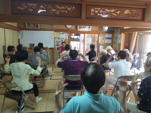 地域での健康体操の実施！