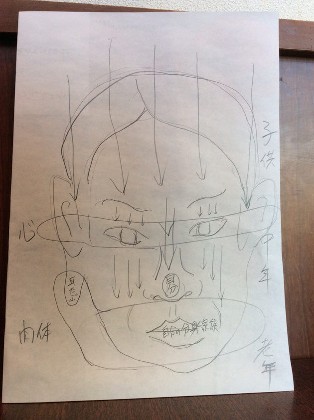 勝手に人相学、その2、私の覚え方と早O仮説、全体像 勝手に人相学、その2、私の覚え方と早O仮説、全体像
