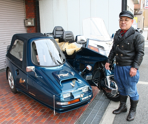 ゴールドウイング GL1500 サイドカー仕様でご来店 ゴールドウイング GL1500 サイドカー仕様でご来店