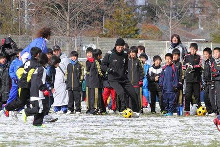 錦秀会グループ　震災復興「サッカー教室」実施レポート