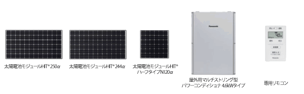 太陽電池モジュール HIT 「244α/250α/ハーフタイプN120α」の発売が発表されました。 太陽電池モジュール HIT 「244α/250α/ハーフタイプN120α」の発売が発表されました。