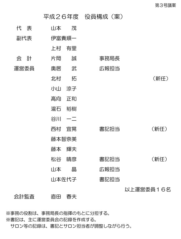 事業報告（平成26年度）