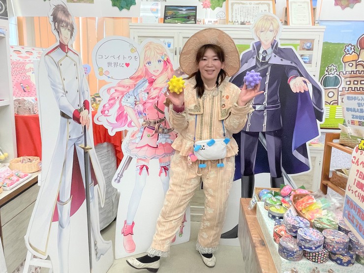 新商品開発とともにコンペイトウの魅力を発信し続ける「フロイスしおり」社長 新商品開発とともにコンペイトウの魅力を発信し続ける「フロイスしおり」社長