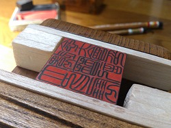 麻雀パイに彫刻