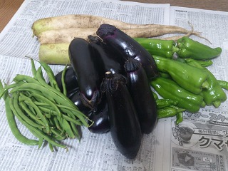 野菜をたくさん食べましょう!
