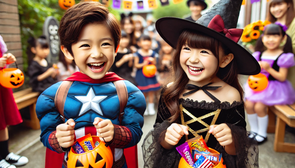 あなたの子供が笑顔に。お菓子が無料でもらえる。天四北のハロウィンイベント開催。 あなたの子供が笑顔に。お菓子が無料でもらえる。天四北のハロウィンイベント開催。