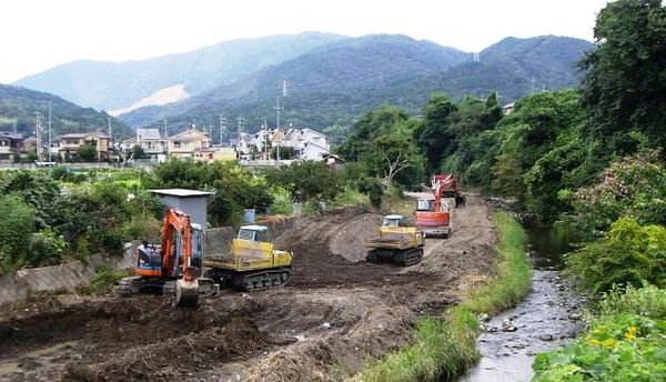 芥川の浚渫