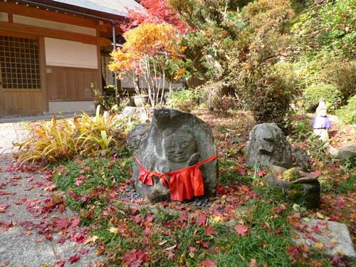 晩秋のまぶしい紅葉を観賞