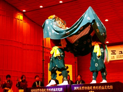 日野獅子舞を拝見して