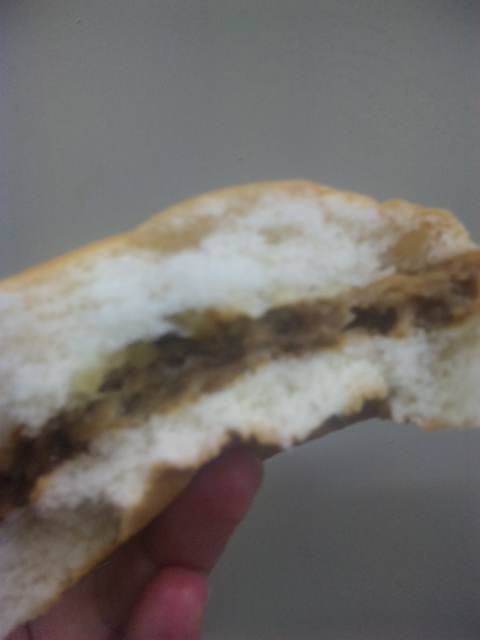 穂ハンバーガーペッパーマヨネーズ風味♪