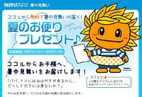 ココルももらった暑中見舞い