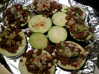 秋茄子のチーズ焼き