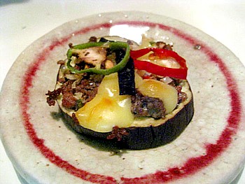 秋茄子のチーズ焼き