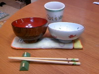ご飯時には…