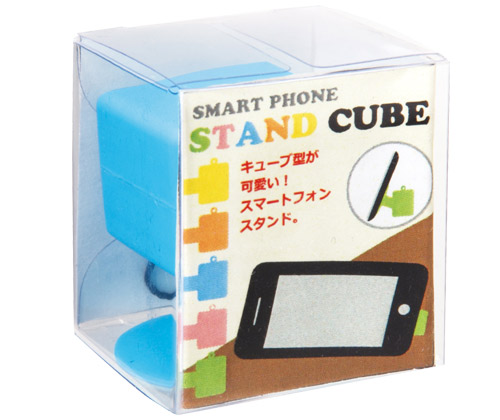 スマホグッズ【スマートフォン対応スタンドキューブ1個】