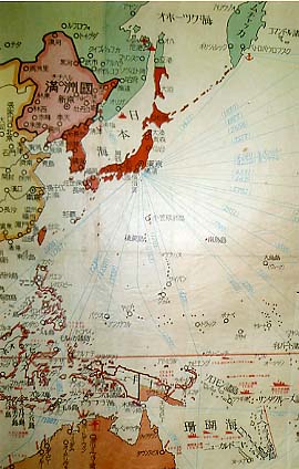 大東亜戦争世界要図　　大図