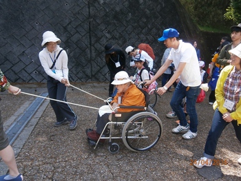 車イス登山