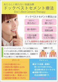 ドックベストセメント療法　紹介動画＆チラシ購入方法のご案内
