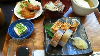 サバ寿し定食