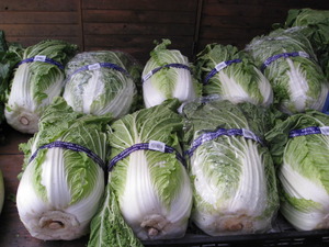 朝市の野菜