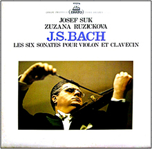 今週のLP　　J・S・バッハ　「ヴァイオリンとチェンバロのための6つのソナタ集」