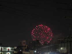 淀川花火大会と焼きそば
