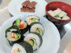 福を分ける恵方巻き